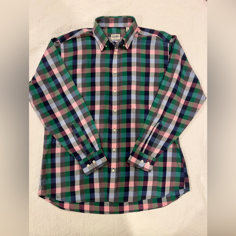 Gitman Bros. Men's button up collared shirt